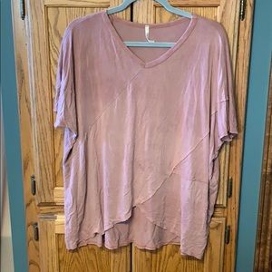Women’s Rose/Mauve Flowy Shirt